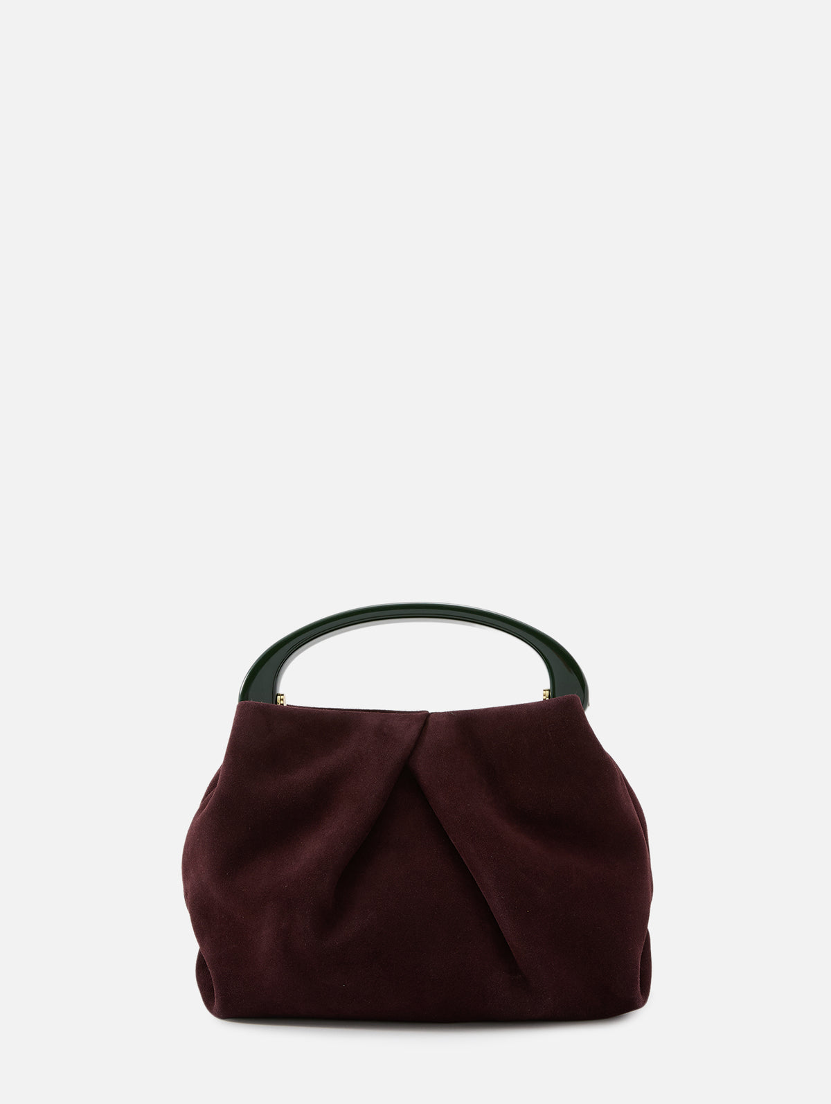Top Handle Clutch,DRIES VAN NOTEN,DARK PURPLE,Image 1