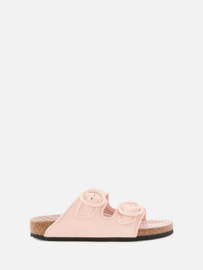 Arizona Round Buckle Sandal,BIRKENSTOCK,ICON PINK,Image 1