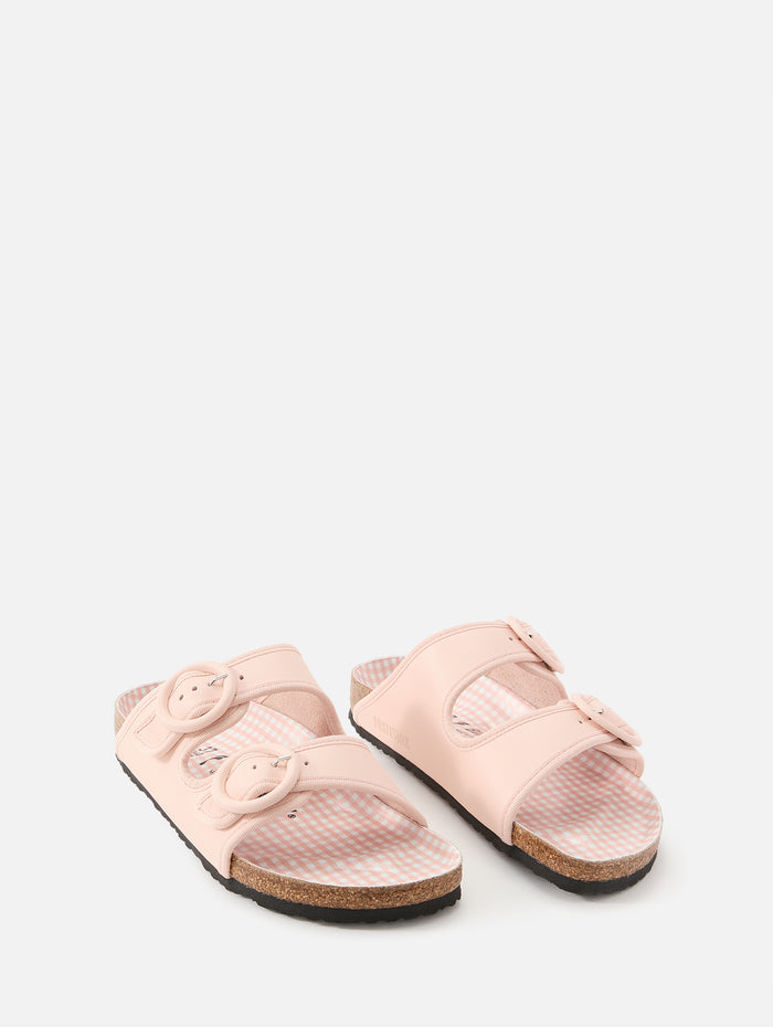 Arizona Round Buckle Sandal,BIRKENSTOCK,ICON PINK,Image 1