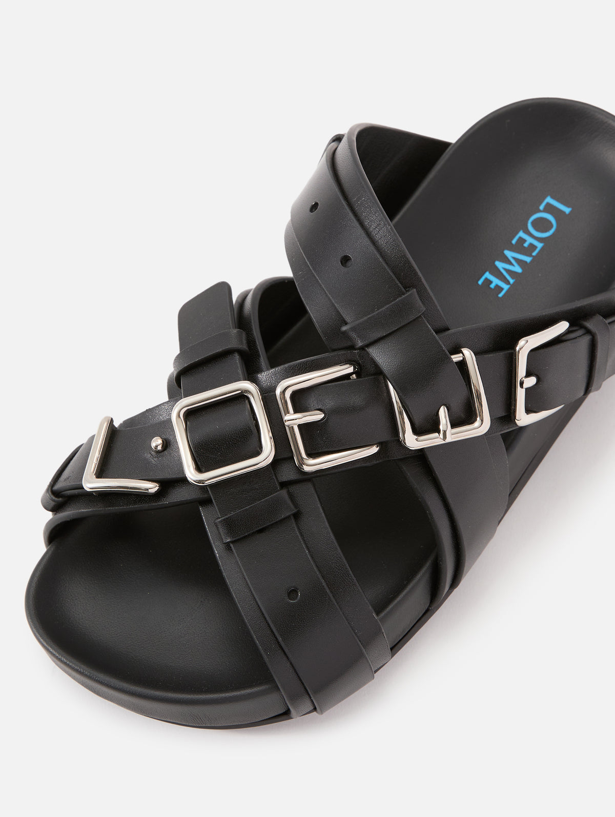 Type Fussbett Sandal,LOEWE,BLACK,Image 3