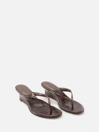 Easy 50 Mule,BLACK SUEDE STUDIO,BROWN CROC,Image 2