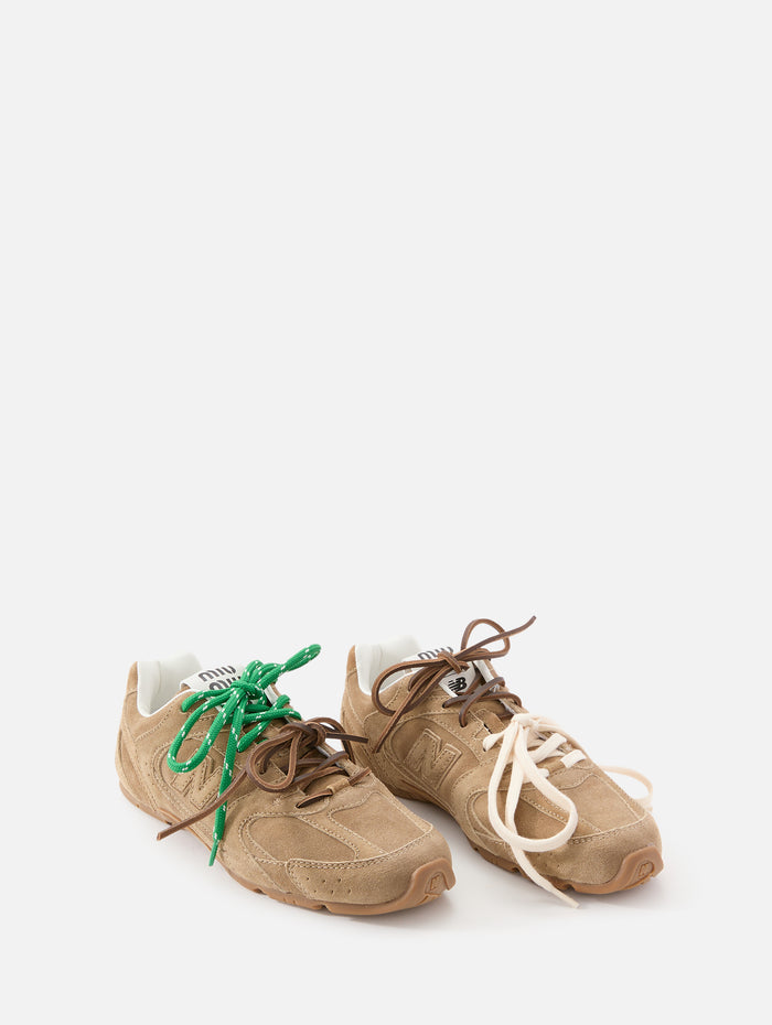 New Balance Sneaker,MIU MIU,ECRU,Image 1