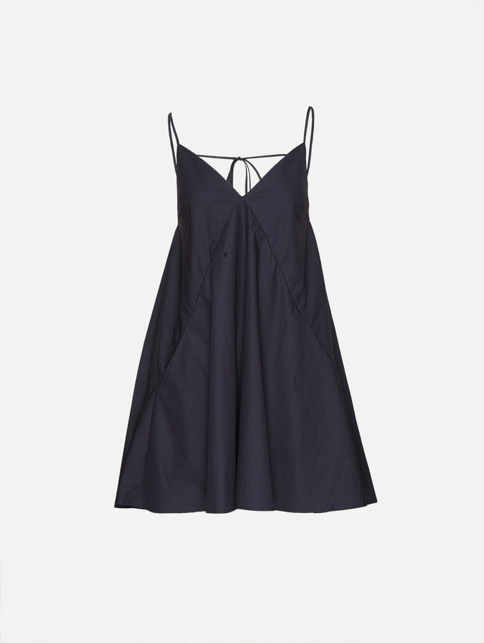 Flare Sun Dress,ANOTHER TOMORROW,MIDNIGHT,Image 1