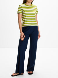 Linen Colby Pant,LA LIGNE,MIDNIGHT,Image 2