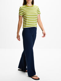 Linen Colby Pant,LA LIGNE,MIDNIGHT,Image 3