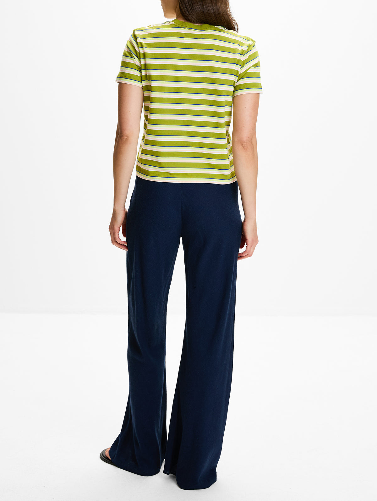 Linen Colby Pant,LA LIGNE,MIDNIGHT,Image 4