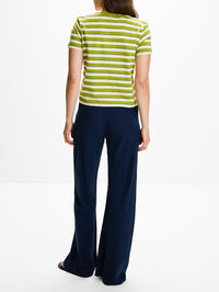 Stripe Mol Tee,LA LIGNE,PISTACHIO MULTI,Image 3