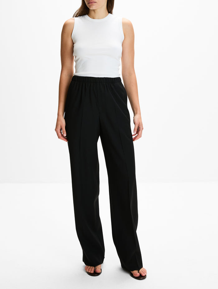 Trouser,BOTTEGA VENETA,BLACK,Image 1