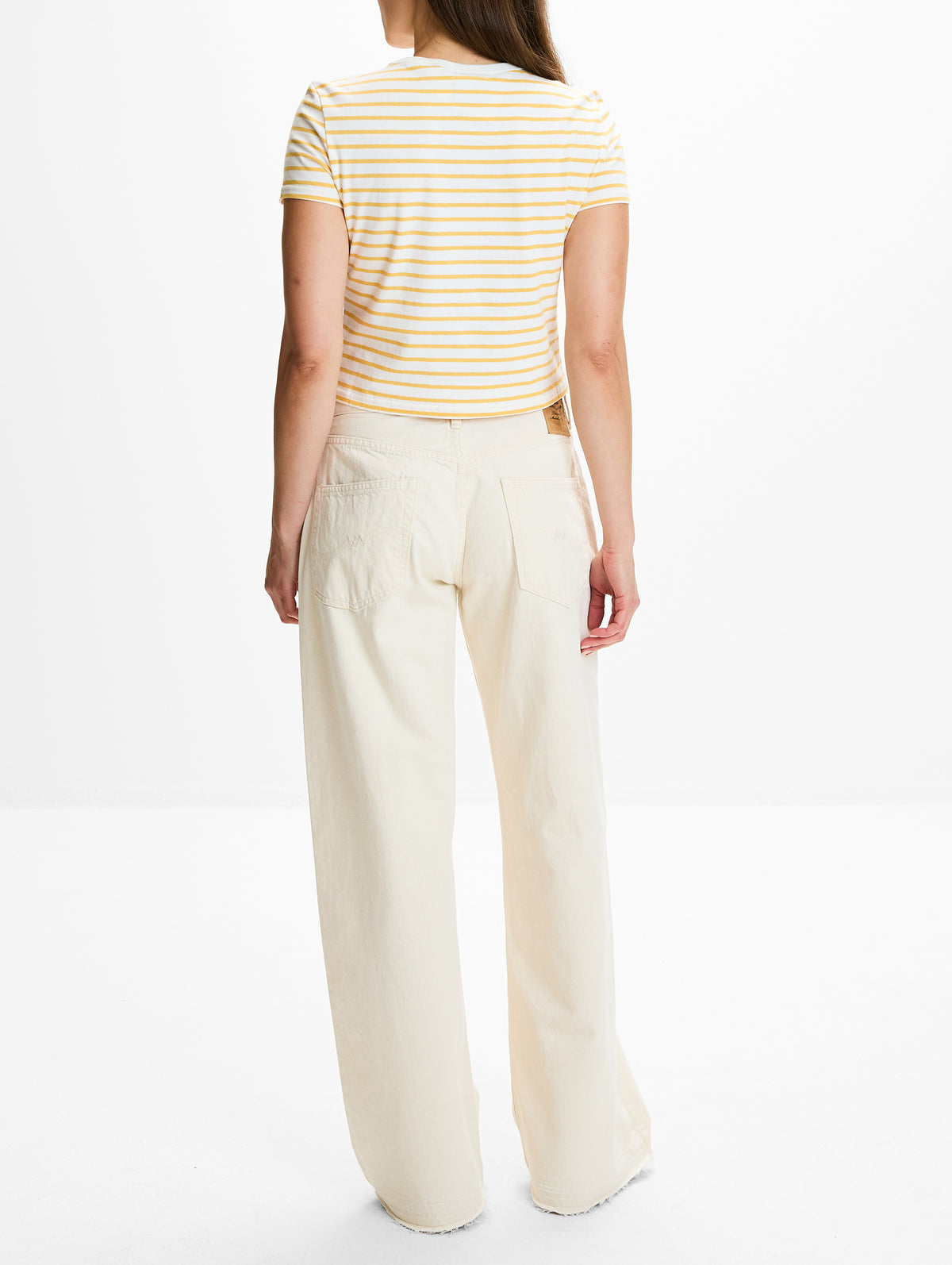 Lee Baby Striped Tee,DENIMIST,YELLOW STRIPE,Image 3