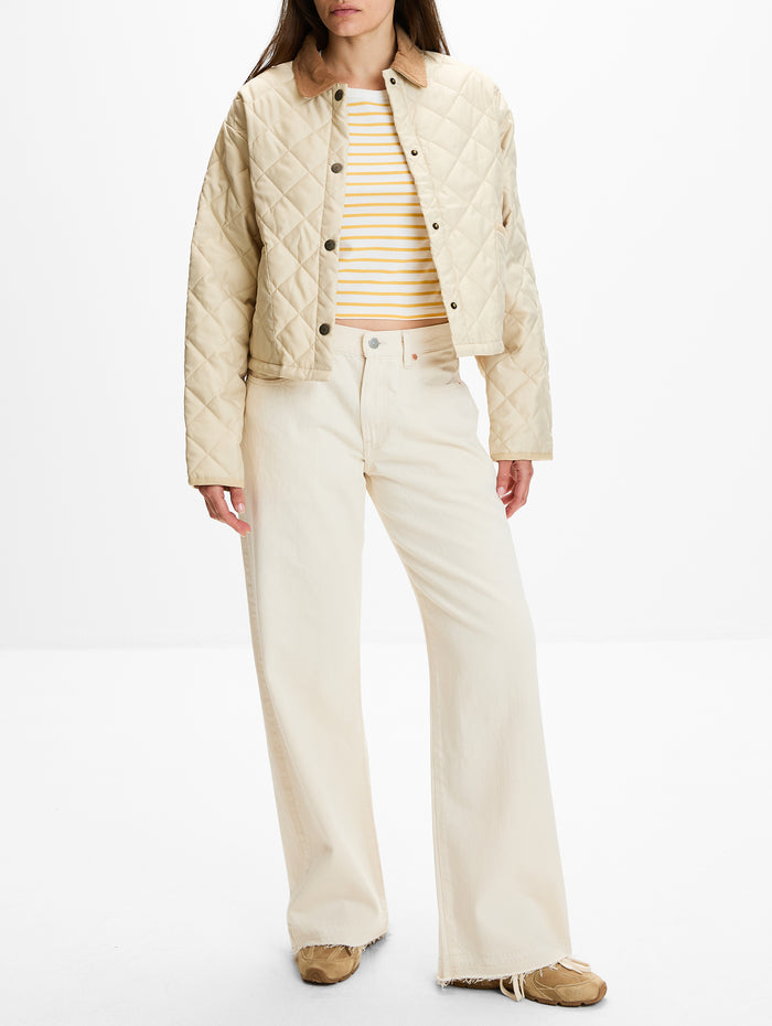 Faulkner Quilted Jacket,DENIMIST,LIGHT KHAKI SAND,Image 1