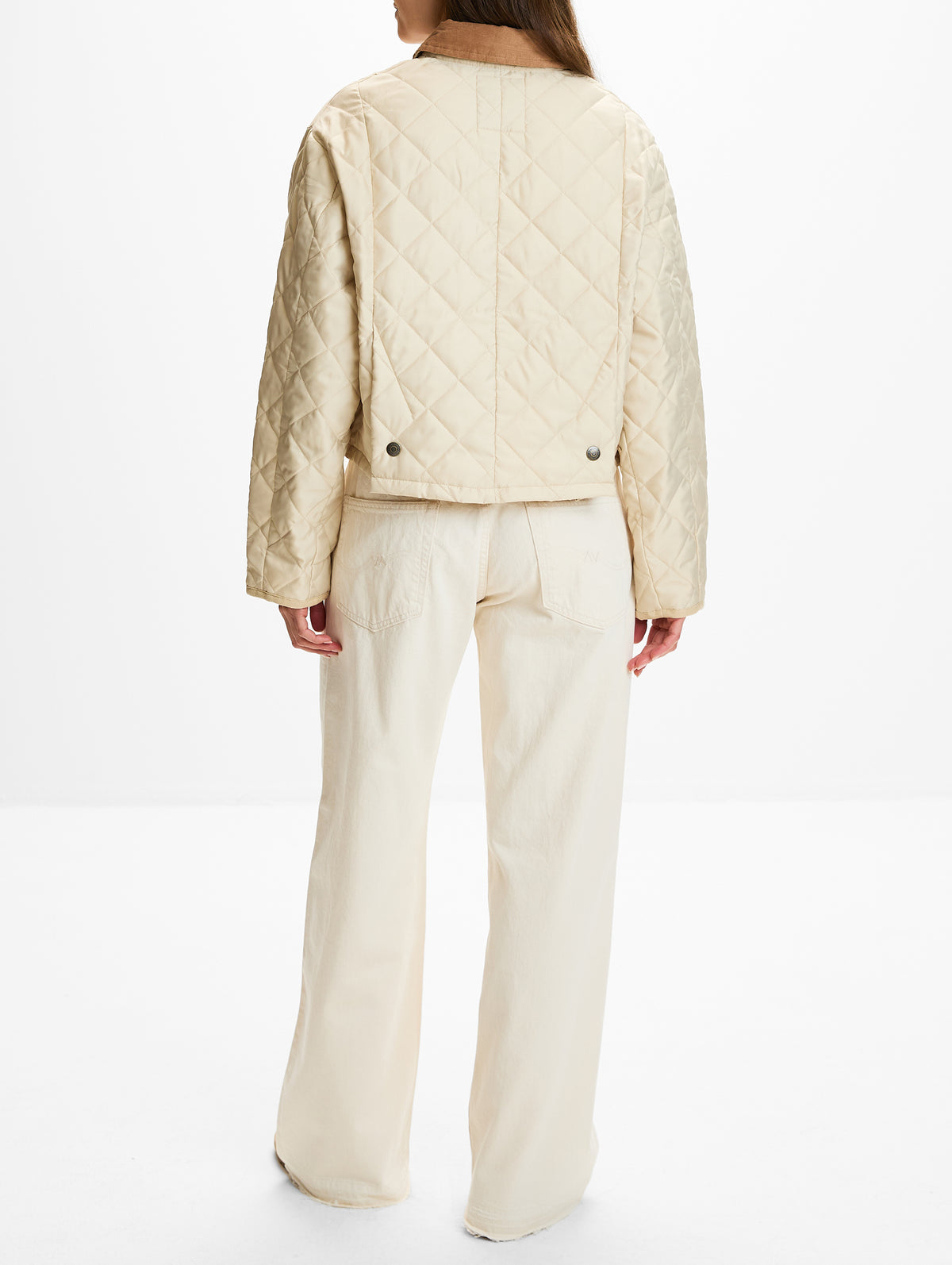 Faulkner Quilted Jacket,DENIMIST,LIGHT KHAKI SAND,Image 3