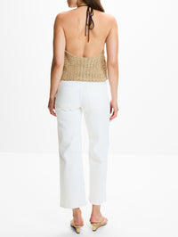 Ellinor Halter Top,SIR.,LIGHT BEIGE,Image 3