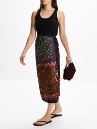 Scarfy Long Skirt,DRIES VAN NOTEN,DESSIN B,Image 3