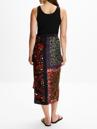 Scarfy Long Skirt,DRIES VAN NOTEN,DESSIN B,Image 4