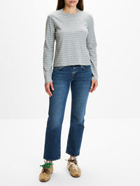 Wynn Long Sleeve T Shirt,KALLMEYER,HEATHER STRIPE,Image 2