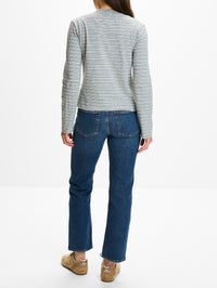 Wynn Long Sleeve T Shirt,KALLMEYER,HEATHER STRIPE,Image 3