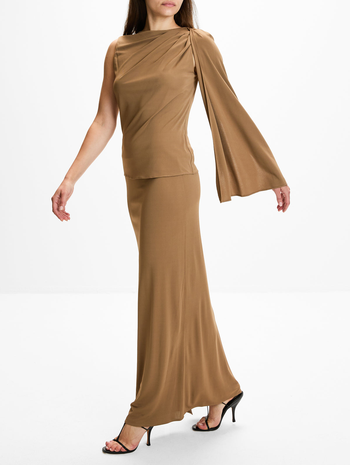 Floriana Top,KALLMEYER,NUTMEG,Image 3