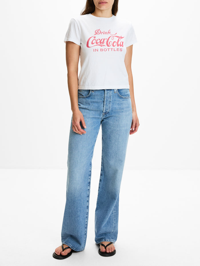 Classic Tee,RE/DONE,OPTIC WHITE,Image 1