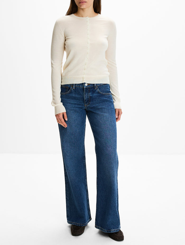 Crosby Seamless Cardigan,KALLMEYER,CREAM,Image 1