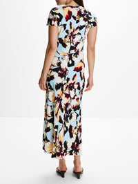 Bias Day Dress,MONIQUE LHUILLIER,AMBER LILY,Image 4