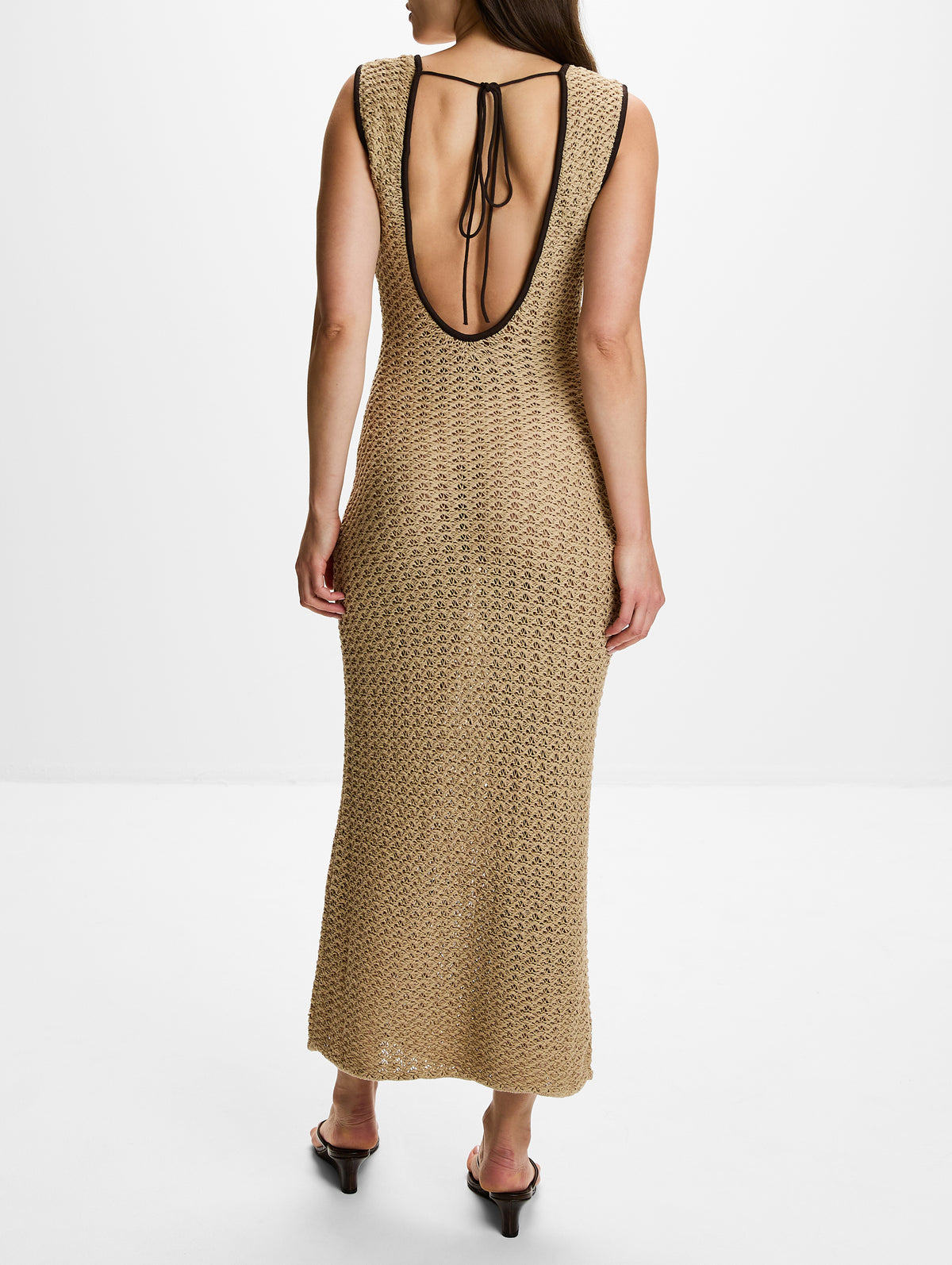 Ellinor Midi Dress,SIR.,LIGHT BEIGE,Image 4
