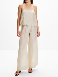 Woven Cami Top,ST AGNI,SOFT ASH,Image 2