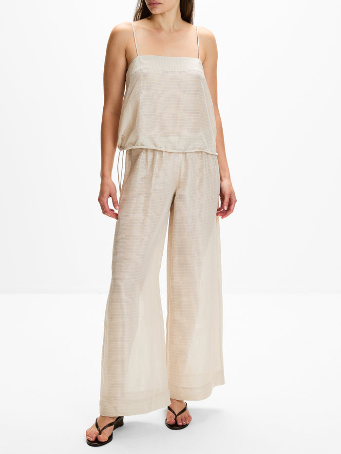Woven Cami Top,ST AGNI,SOFT ASH,Image 1