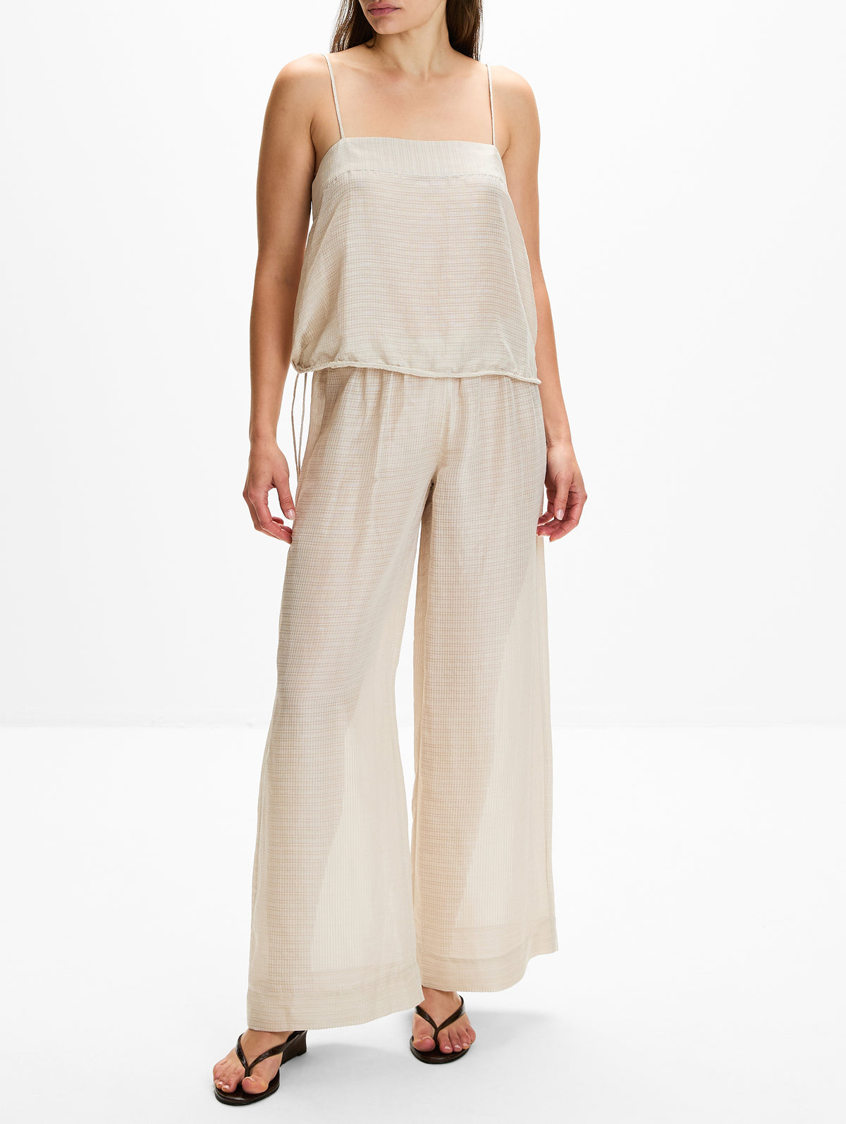 Woven Relaxed Pant,ST AGNI,SOFT ASH,Image 2