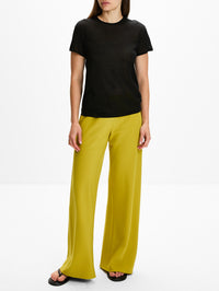 Crepe Colby Pant,LA LIGNE,PISTACHIO,Image 2