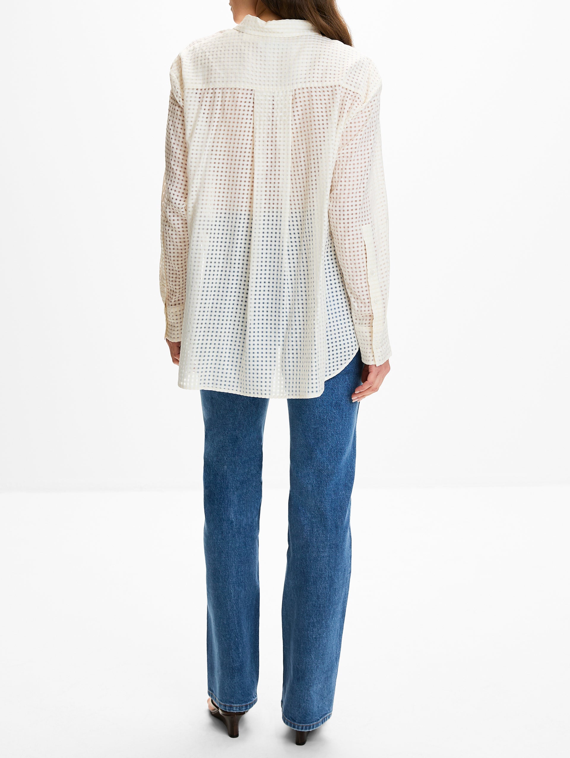 Gingham Blouse | ANOTHER TOMORROW | elysewalker