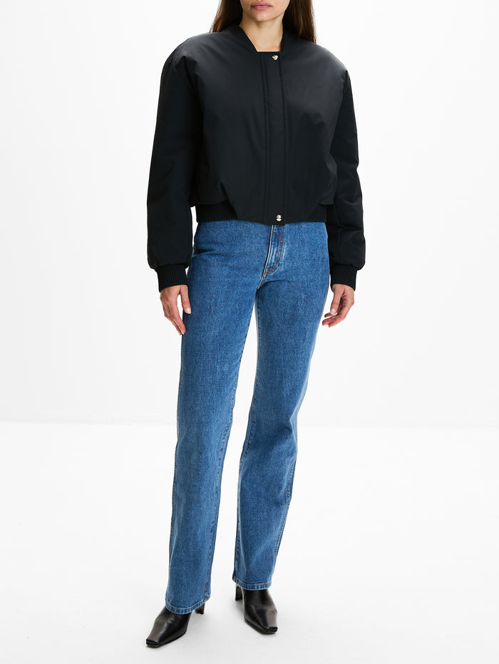 Cordan Jacket,KHAITE,BLACK,Image 1