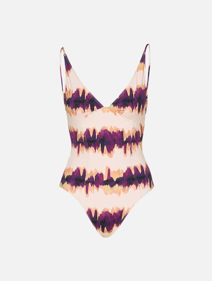 Alba Swimsuit,ULLA JOHNSON,QUARRY,Image 1
