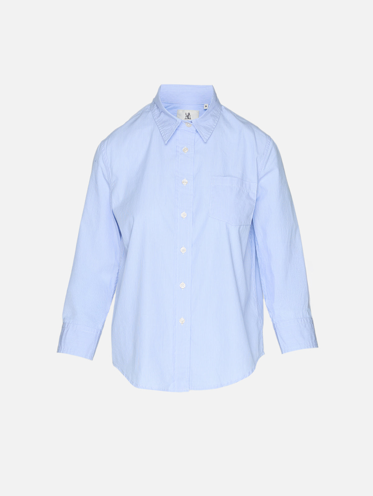 Adrienne Shrunken Shirt,DENIMIST,LIGHT BLUE MICRO,Image 1