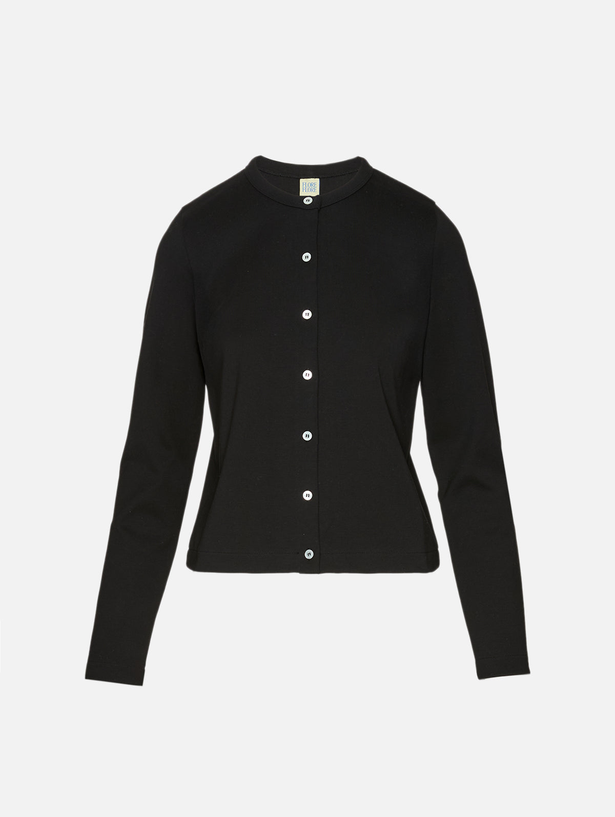 Poppy Cardigan,FLORE FLORE,BLACK,Image 1