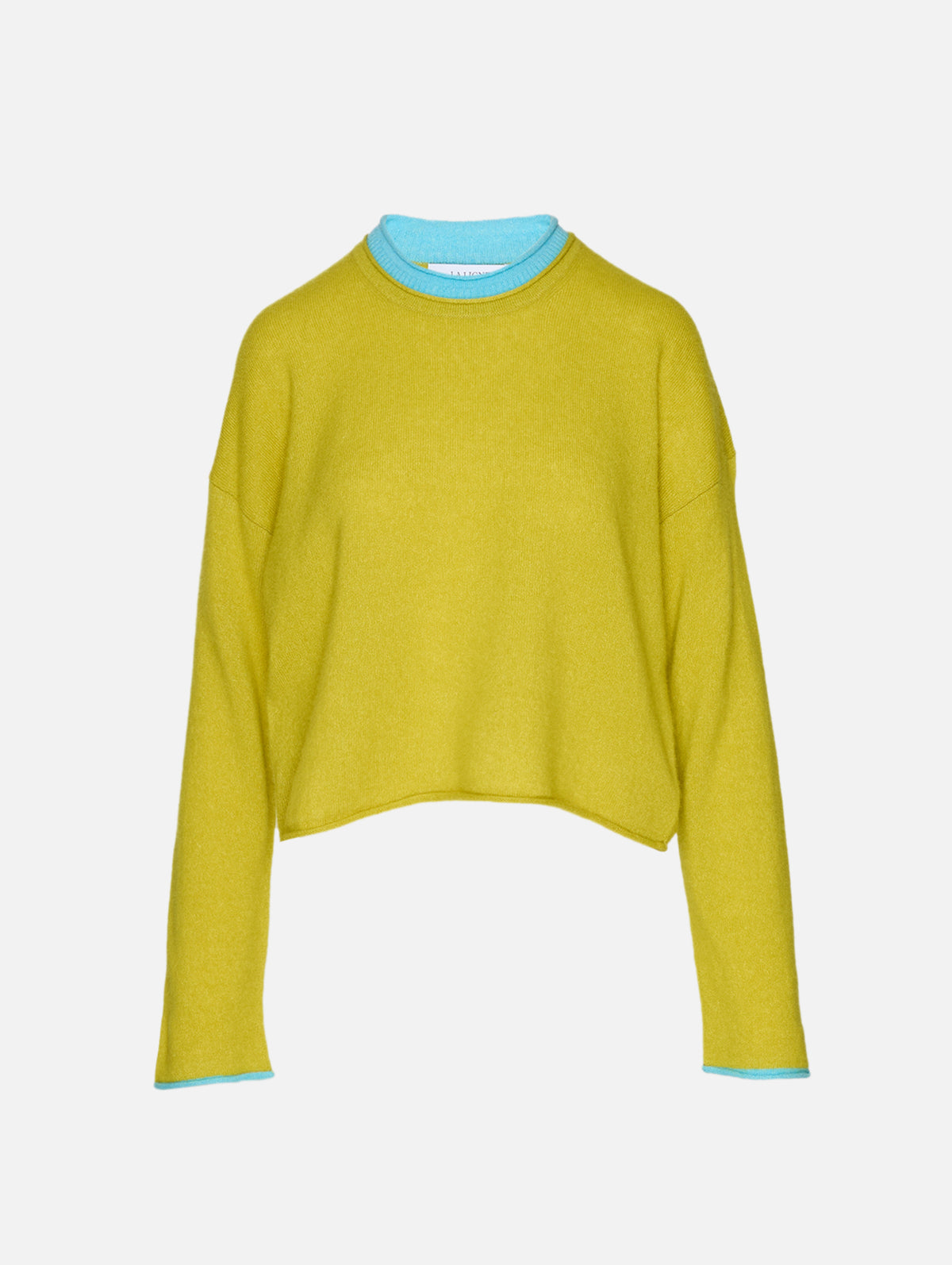 Dominick Sweater,LA LIGNE,KEYLIME/LIGHT BLUE,Image 1