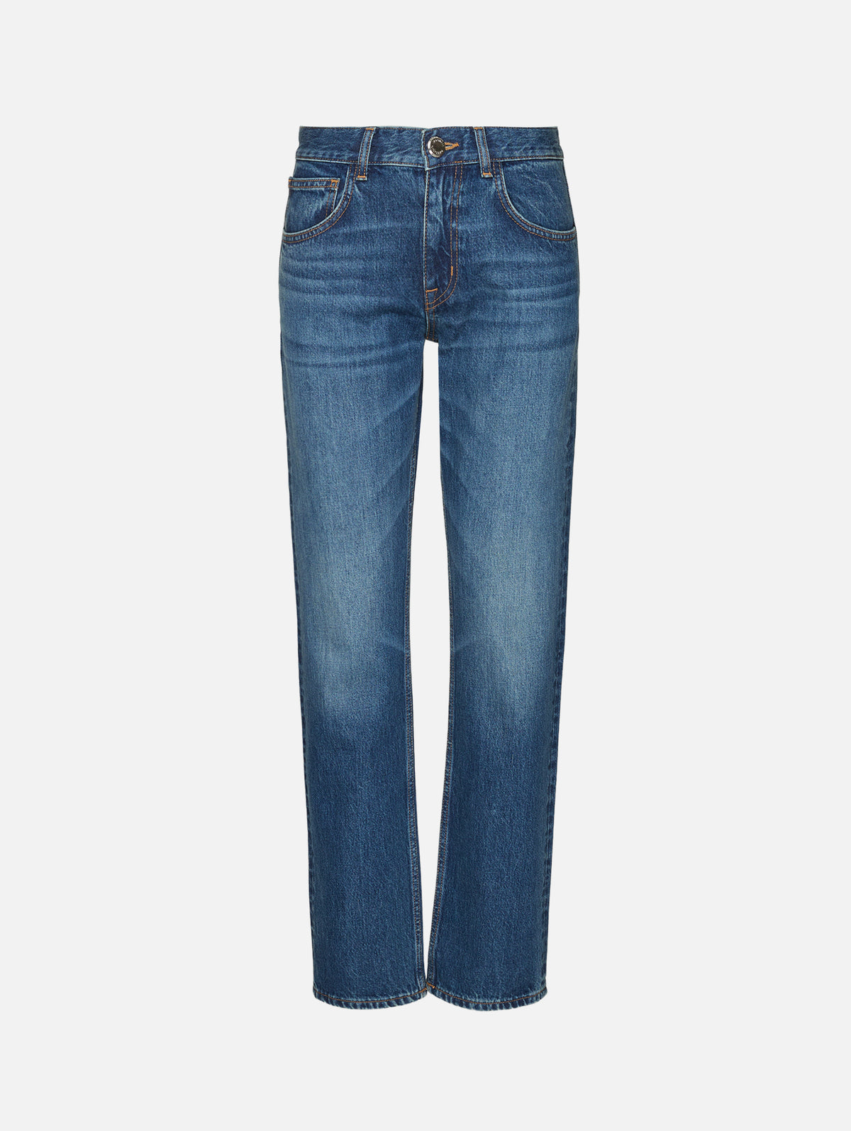 Beau Classic Jean,BRANDON MAXWELL,INDIGO,Image 1