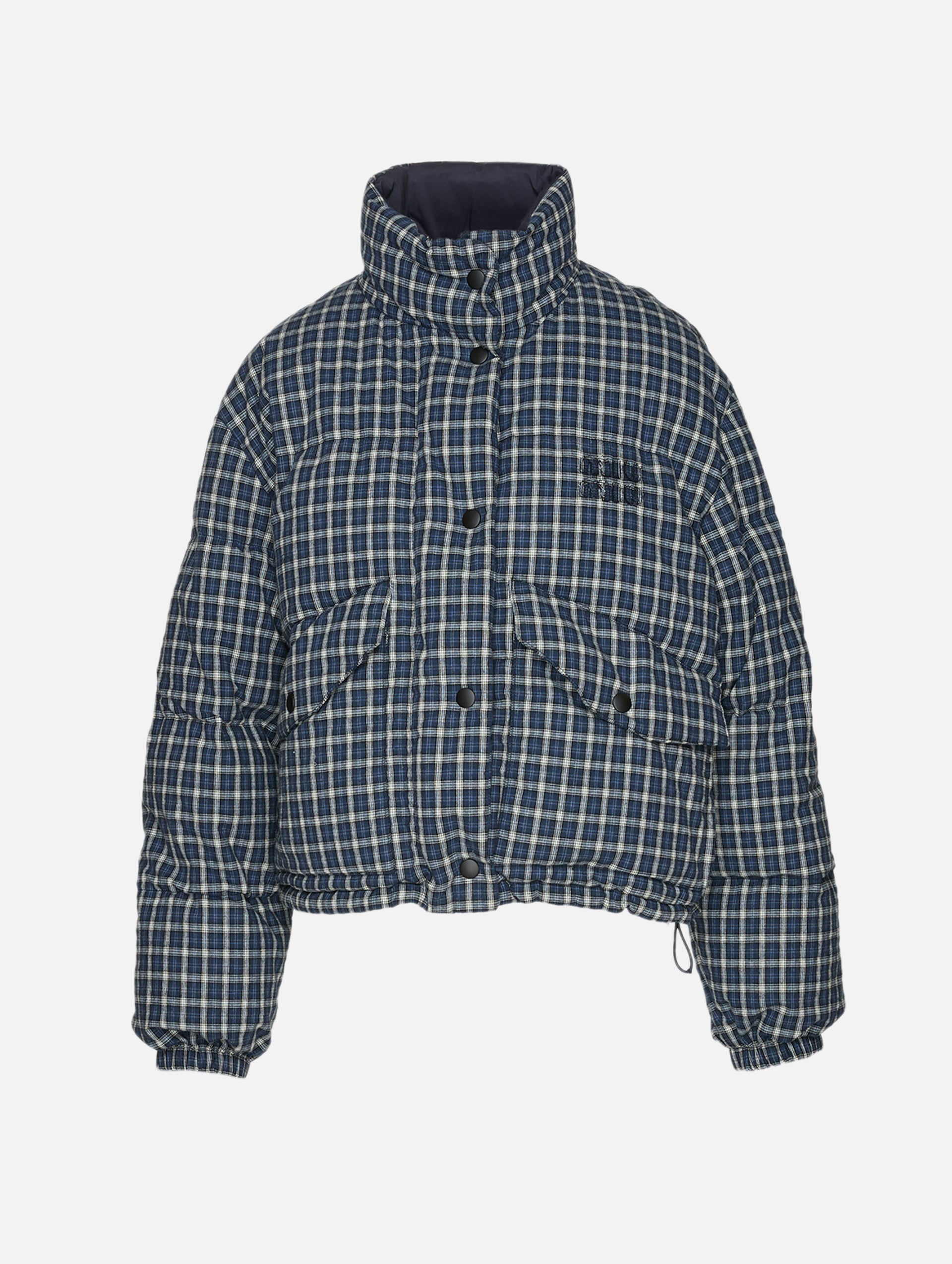 Reversible Flannel Jacket | MIU MIU | elysewalker