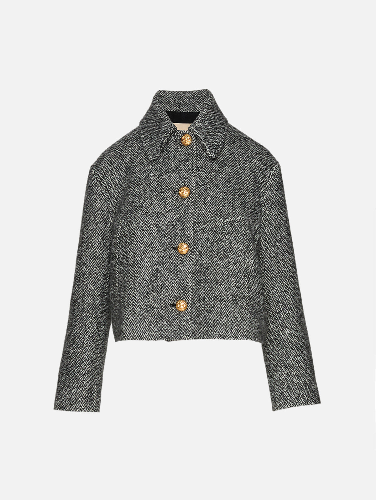 Chevron Jacket,VALENTINO GARAVANI,AVORIO NERO,Image 1