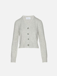 Sloane Cashmere Cardigan,BRANDON MAXWELL,CLOUD GREY,Image 1