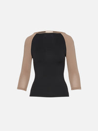 Raglan Top,BELLE ANNA,BLACK,Image 1
