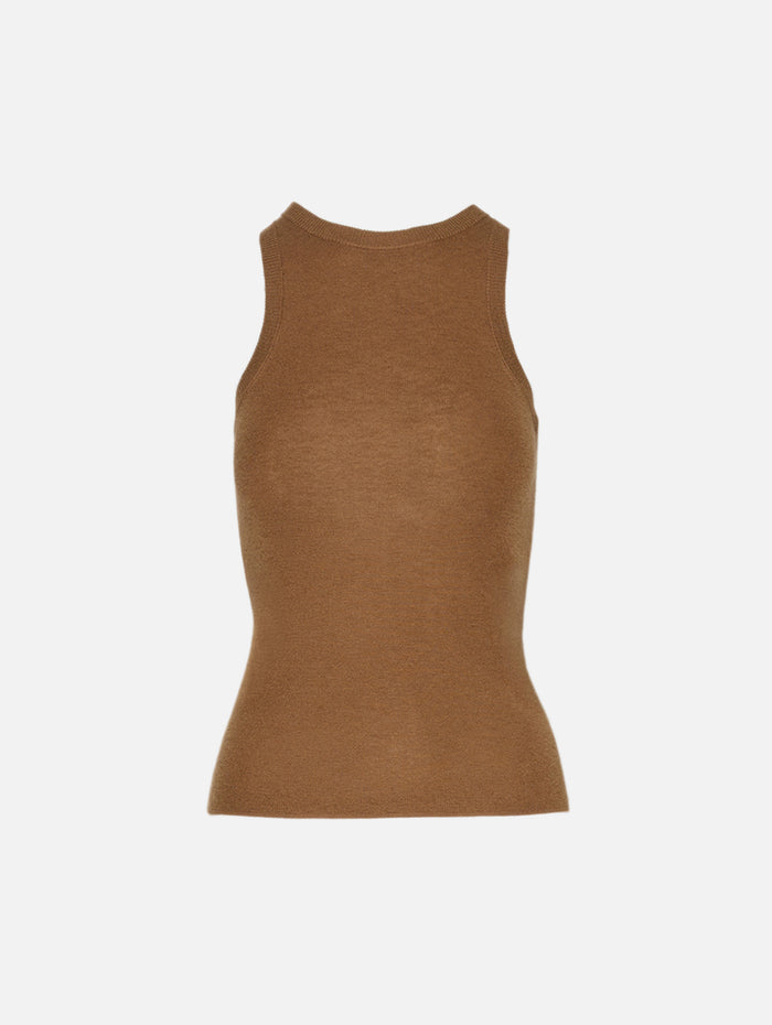 Knit Tank Top,CO,GINGER,Image 1