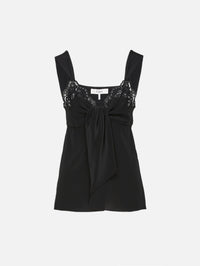 Lace Blouse,CHLOÉ,BLACK,Image 2