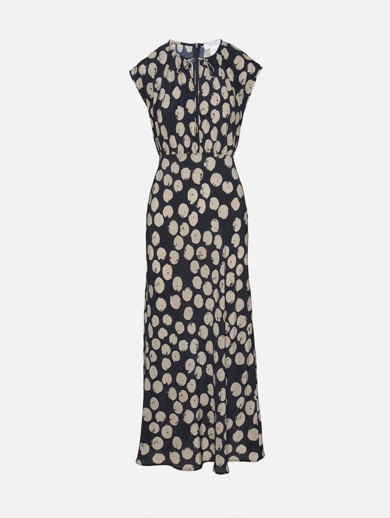 max mara maxi dress Long Pattern purple gown The Hollies Long Cool in sleeves and wide Color:Dusty Lilac (Lavender)