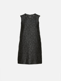 Short Sleeveless Dress,MAX MARA,DARK GREEN,Image 2