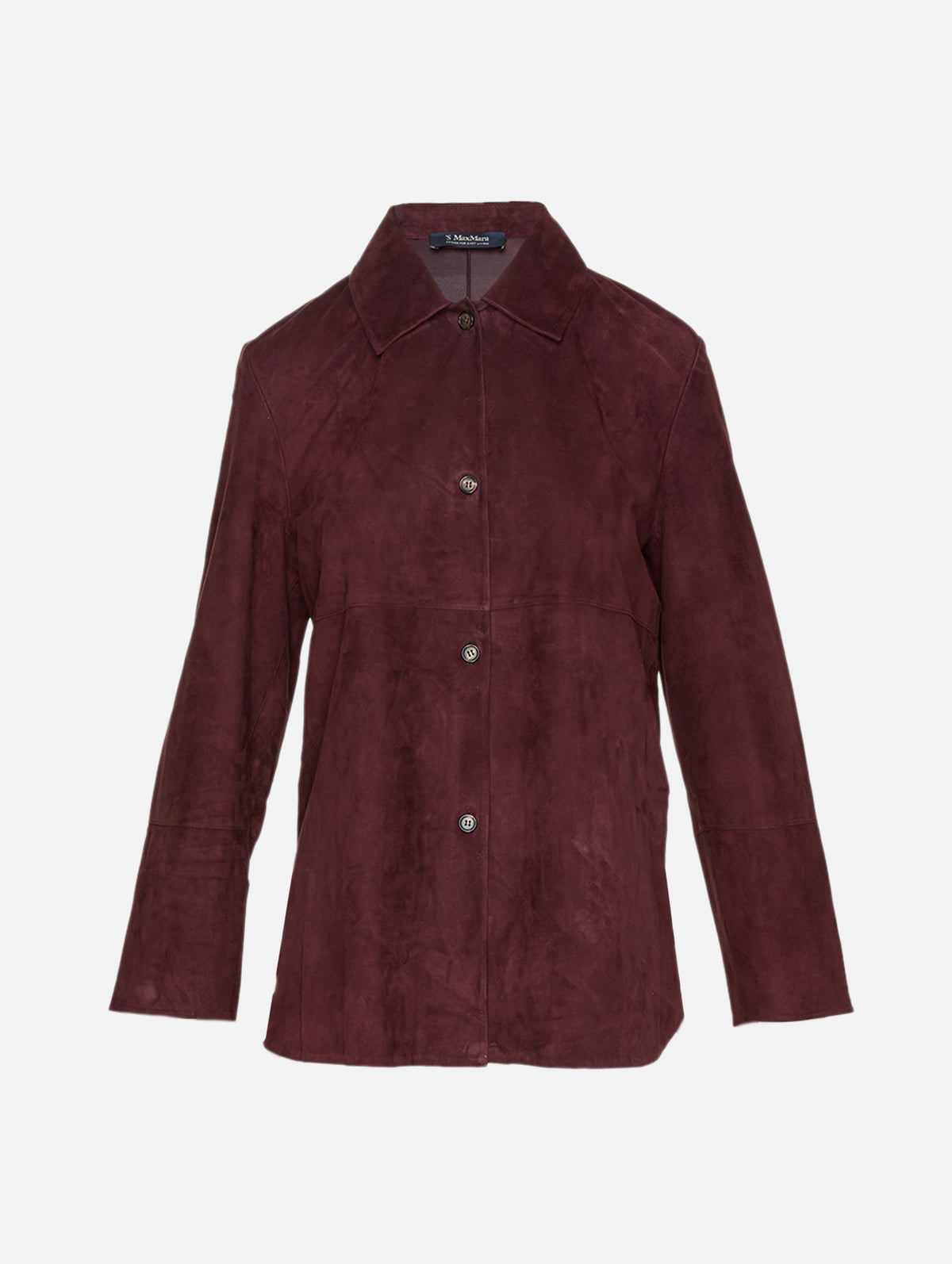 Leather Jacket,MAX MARA,RED,Image 1
