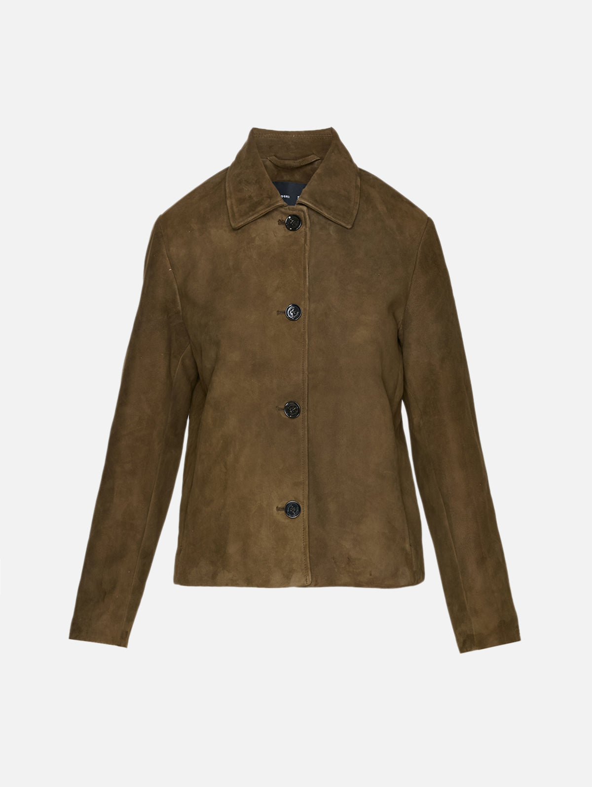 Irine Suede Jacket,PROENZA SCHOULER,CYPRESS,Image 1