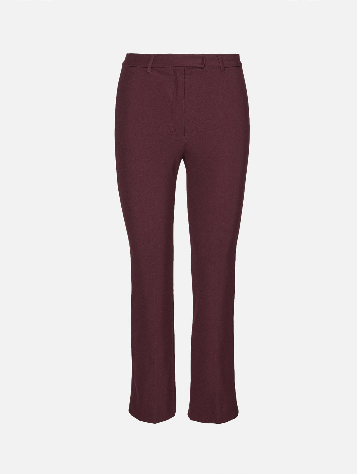 Short Sleeve Sweater,MAX MARA,BORDEAUX,Image 2