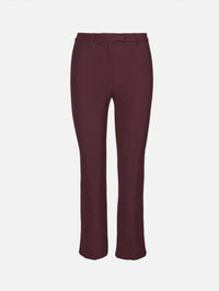 Short Sleeve Sweater,MAX MARA,BORDEAUX,Image 2