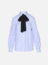 Tie Striped Shirt,VALENTINO GARAVANI,AZZURRO,Image 2