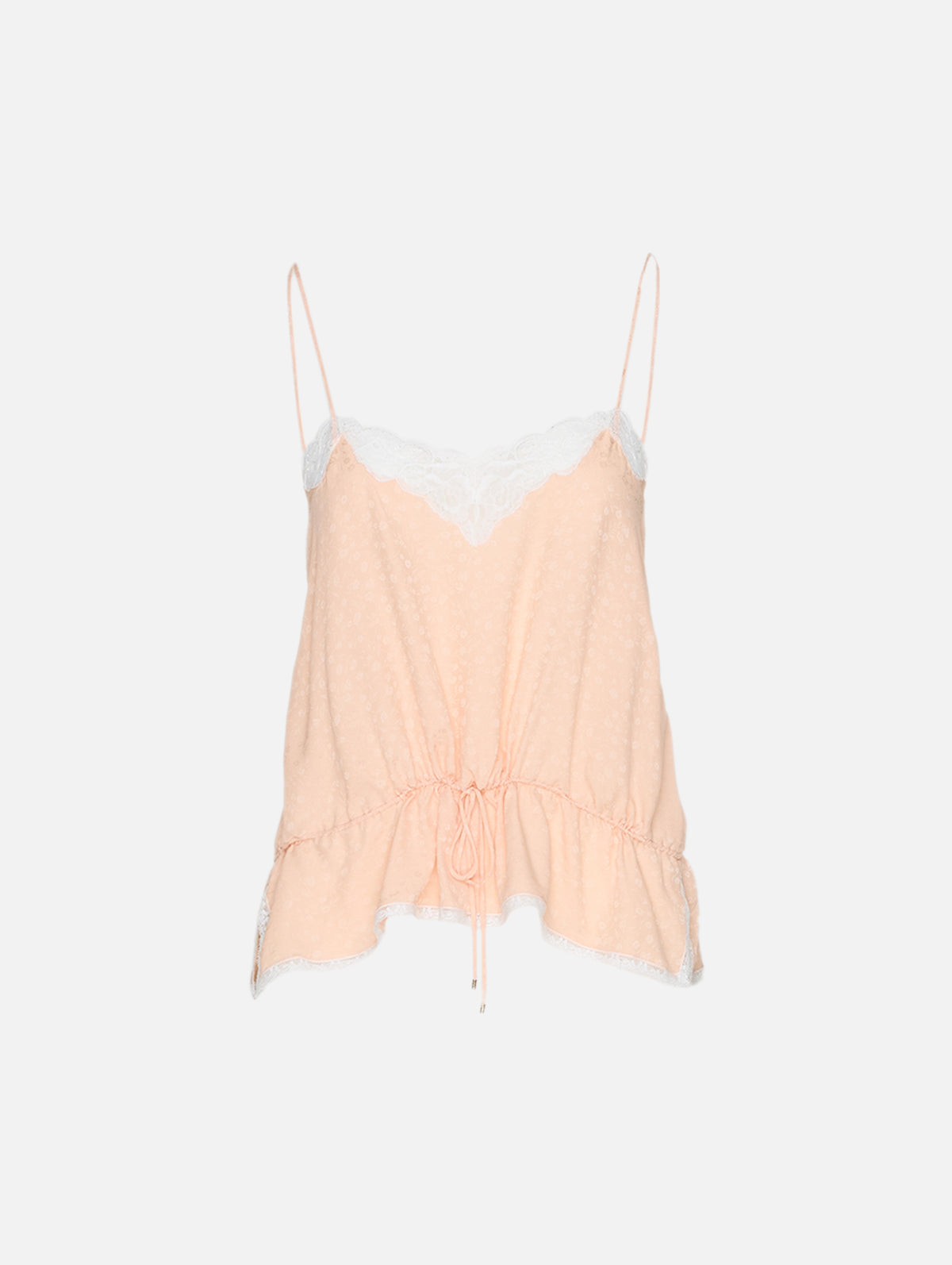 Lace Cami Top,CHLOÉ,DELICATE PINK,Image 2